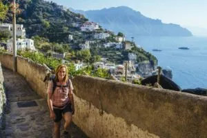 A start of many climbs above amalfi x