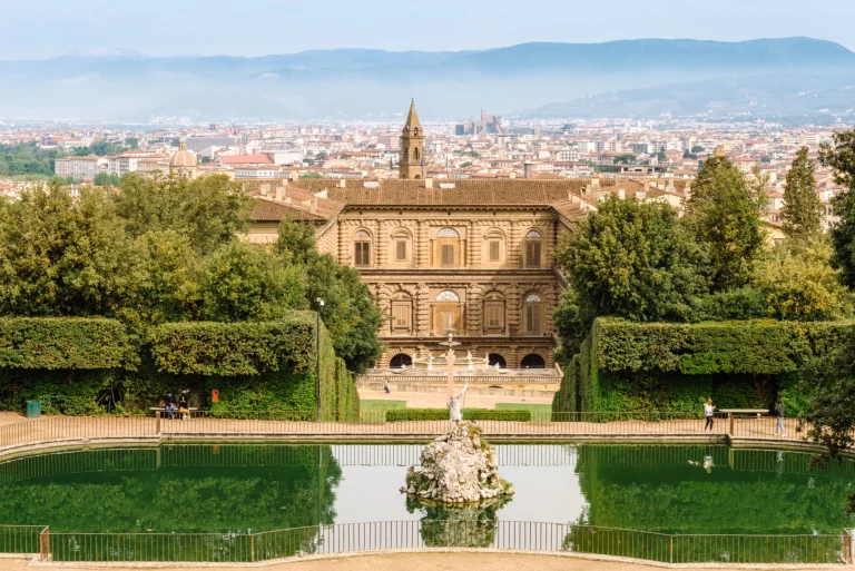 View of Palazzo Pitti from the Boboli Gardens