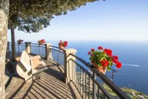 The pogerola village is quite high above the coast providing excellent views x